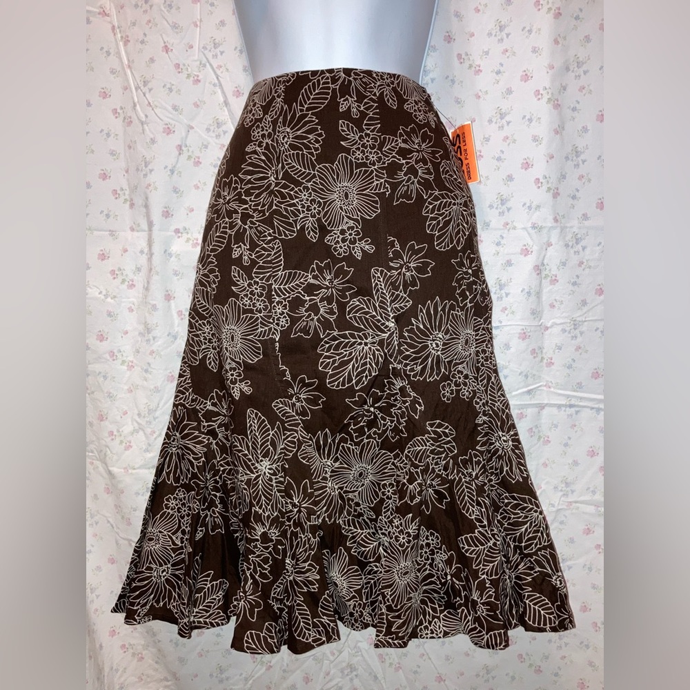 Ross brown skirt size 6